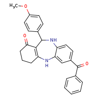 5-benzoyl-10-(4-methoxyphenyl)-2,9-diazatricyclo[9.4.0.0³,?]pentadeca-1(11),3,5,7-tetraen-12-one
