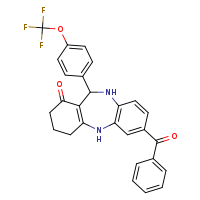 5-benzoyl-10-[4-(trifluoromethoxy)phenyl]-2,9-diazatricyclo[9.4.0.0³,?]pentadeca-1(11),3(8),4,6-tetraen-12-one