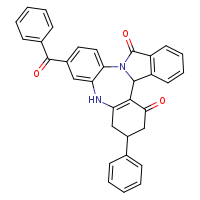 5-benzoyl-11-phenyl-1,8-diazapentacyclo[13.7.0.0²,?.0?,¹?.0¹?,²¹]docosa-2,4,6,9(14),16(21),17,19-heptaene-13,22-dione