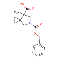 5-[(benzyloxy)carbonyl]-7-methyl-5-azaspiro[2.4]heptane-7-carboxylic acid
