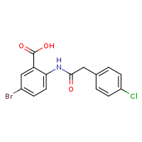 5-bromo-2-[2-(4-chlorophenyl)acetamido]benzoic acid