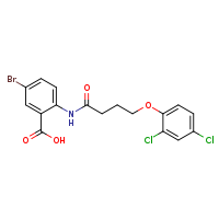 5-bromo-2-[4-(2,4-dichlorophenoxy)butanamido]benzoic acid