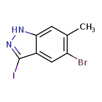 5-bromo-3-iodo-6-methyl-1H-indazole