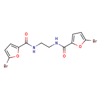 5-bromo-N-{2-[(5-bromofuran-2-yl)formamido]ethyl}furan-2-carboxamide