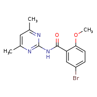 5-bromo-N-(4,6-dimethylpyrimidin-2-yl)-2-methoxybenzamide