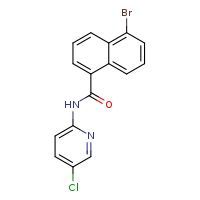 5-bromo-N-(5-chloropyridin-2-yl)naphthalene-1-carboxamide