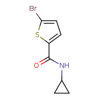 5-bromo-N-cyclopropylthiophene-2-carboxamide