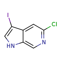 5-chloro-3-iodo-1H-pyrrolo[2,3-c]pyridine