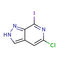 5-chloro-7-iodo-2H-pyrazolo[3,4-c]pyridine