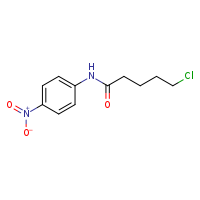 5-chloro-N-(4-nitrophenyl)pentanamide