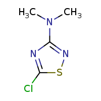 5-chloro-N,N-dimethyl-1,2,4-thiadiazol-3-amine