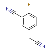 5-(cyanomethyl)-2-fluorobenzonitrile