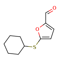 5-(cyclohexylsulfanyl)furan-2-carbaldehyde