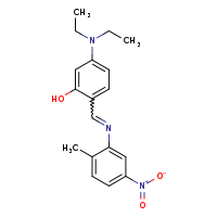 5-(diethylamino)-2-[(E)-[(2-methyl-5-nitrophenyl)imino]methyl]phenol