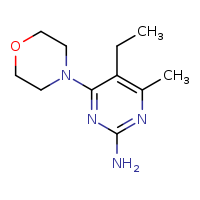 5-ethyl-4-methyl-6-(morpholin-4-yl)pyrimidin-2-amine
