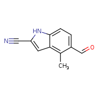 5-formyl-4-methyl-1H-indole-2-carbonitrile
