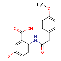 5-hydroxy-2-[2-(4-methoxyphenyl)acetamido]benzoic acid
