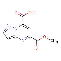 5-(methoxycarbonyl)pyrazolo[1,5-a]pyrimidine-7-carboxylic acid