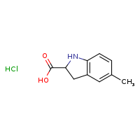 5-methyl-2,3-dihydro-1H-indole-2-carboxylic acid hydrochloride