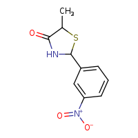 5-methyl-2-(3-nitrophenyl)-1,3-thiazolidin-4-one