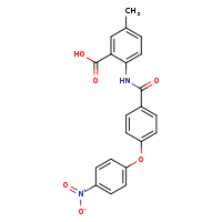 5-methyl-2-[4-(4-nitrophenoxy)benzamido]benzoic acid