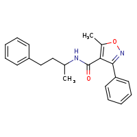 5-methyl-3-phenyl-N-(4-phenylbutan-2-yl)-1,2-oxazole-4-carboxamide