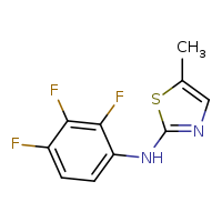 5-methyl-N-(2,3,4-trifluorophenyl)-1,3-thiazol-2-amine