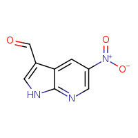 5-nitro-1H-pyrrolo[2,3-b]pyridine-3-carbaldehyde