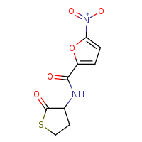5-nitro-N-(2-oxothiolan-3-yl)furan-2-carboxamide