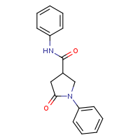 5-oxo-N,1-diphenylpyrrolidine-3-carboxamide