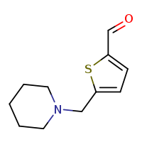 5-(piperidin-1-ylmethyl)thiophene-2-carbaldehyde