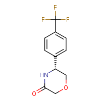 (5R)-5-[4-(trifluoromethyl)phenyl]morpholin-3-one