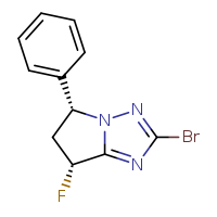 (5R,7R)-2-bromo-7-fluoro-5-phenyl-5H,6H,7H-pyrrolo[1,2-b][1,2,4]triazole