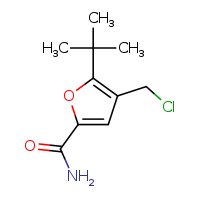 5-tert-butyl-4-(chloromethyl)furan-2-carboxamide
