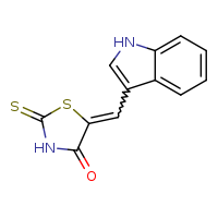 (5Z)-5-(1H-indol-3-ylmethylidene)-2-sulfanylidene-1,3-thiazolidin-4-one