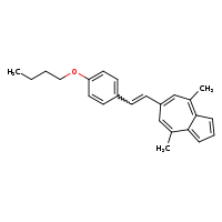 6-[(1E)-2-(4-butoxyphenyl)ethenyl]-4,8-dimethylazulene