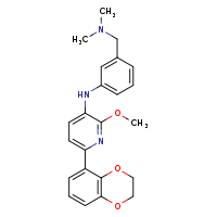 6-(2,3-dihydro-1,4-benzodioxin-5-yl)-N-{3-[(dimethylamino)methyl]phenyl}-2-methoxypyridin-3-amine