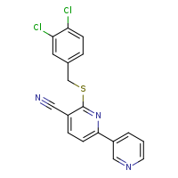 6-{[(3,4-dichlorophenyl)methyl]sulfanyl}-[2,3'-bipyridine]-5-carbonitrile