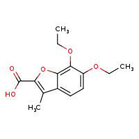 6,7-diethoxy-3-methyl-1-benzofuran-2-carboxylic acid