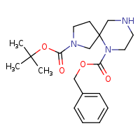 6-benzyl 2-tert-butyl 2,6,9-triazaspiro[4.5]decane-2,6-dicarboxylate