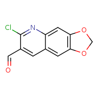 6-chloro-2H-[1,3]dioxolo[4,5-g]quinoline-7-carbaldehyde