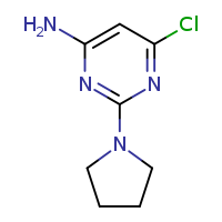 6-chloro-2-(pyrrolidin-1-yl)pyrimidin-4-amine
