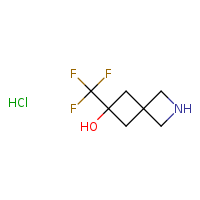 6-(trifluoromethyl)-2-azaspiro[3.3]heptan-6-ol hydrochloride