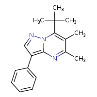 7-tert-butyl-5,6-dimethyl-3-phenylpyrazolo[1,5-a]pyrimidine