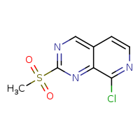 8-chloro-2-methanesulfonylpyrido[3,4-d]pyrimidine