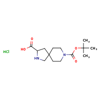 8-(tert-butoxycarbonyl)-2,8-diazaspiro[4.5]decane-3-carboxylic acid hydrochloride