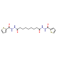 9-oxo-9-(thiophen-2-ylformohydrazido)-N'-(thiophene-2-carbonyl)nonanehydrazide
