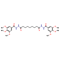 9-oxo-N'-(3,4,5-trimethoxybenzoyl)-9-[(3,4,5-trimethoxyphenyl)formohydrazido]nonanehydrazide