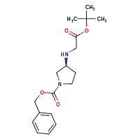 benzyl (3S)-3-{[2-(tert-butoxy)-2-oxoethyl]amino}pyrrolidine-1-carboxylate