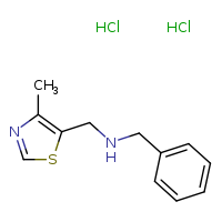 benzyl[(4-methyl-1,3-thiazol-5-yl)methyl]amine dihydrochloride